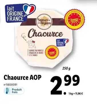 Lidl Chaource AOP offre