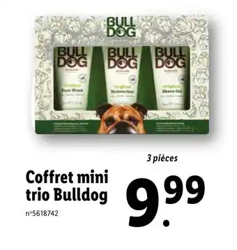 Lidl Coffret mini trio Bulldog offre
