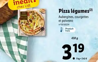 Lidl Pizza légumes (²) offre