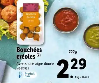 Lidl Bouchées créoles (2) offre