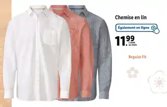 Lidl Chemise en lin offre
