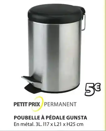 JYSK Poubelle à pédale gunsta offre
