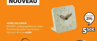 JYSK Horloge eddie offre