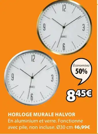 JYSK Horloge murale halvor offre