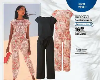 Lidl Combinaison en lin offre