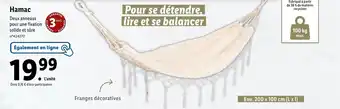 Lidl Hamac offre