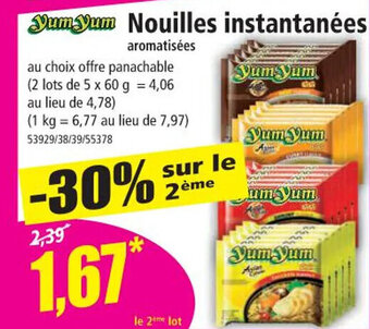 Norma Nouilles instantanées offre