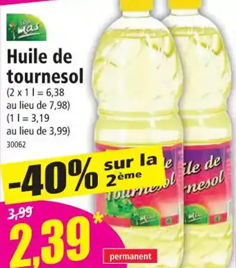 Norma Huile de tournesol offre