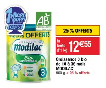 Cora x Carrefour Croissance 3 bio de 10 à 36 mois offre