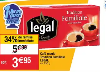 Cora x Carrefour Café moulu tradition familiale offre