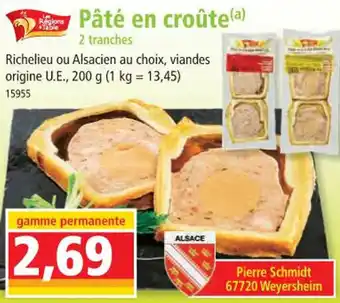 Norma Pâté en croûte(a) offre