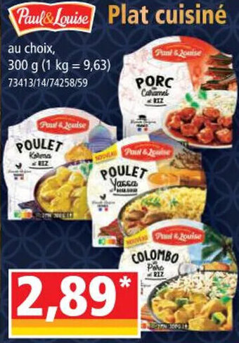 Norma Plat cuisiné offre