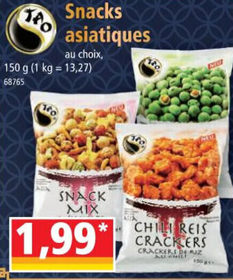 Norma Snacks asiatiques offre