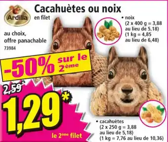 Norma Cacahuètes ou noix offre