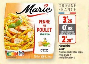 Coccinelle Express Plat cuisiné MARIE offre