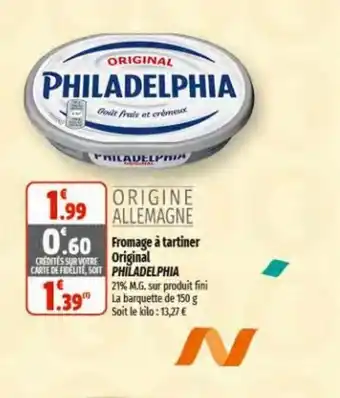 Coccinelle Express Fromage à tartiner Original offre