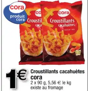 Cora x Carrefour Croustillants cacahuètes offre