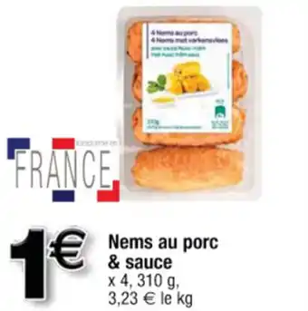 Cora x Carrefour Nems au porc & sauce offre