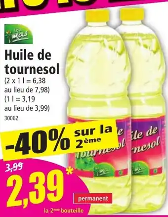 Norma Huile de tournesol offre