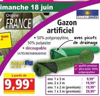 Norma Gazon artificiel offre
