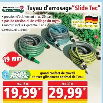 Norma Tuyau d'arrosage"Slide Tec" offre