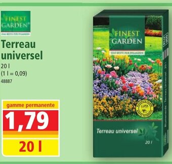 Norma FINEST GARDEN Terreau universel offre