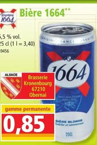 Norma Bière 1664** offre