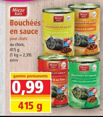 Norma Bouchées en sauce offre