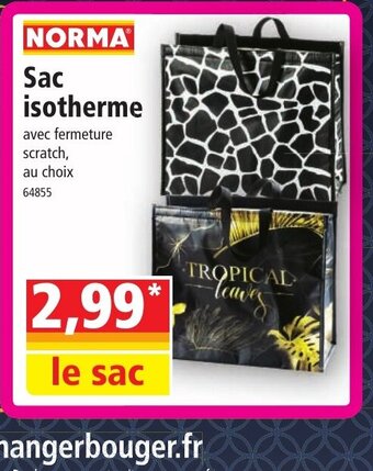 Norma Sac isotherme offre