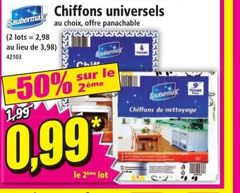 Norma Chiffons universels offre