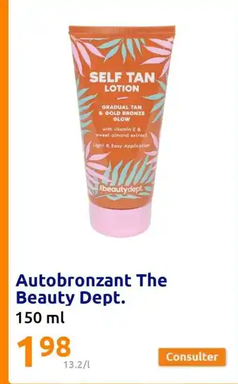 Autobronzant The beautydept.