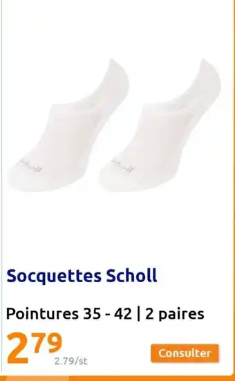 Action Socquettes Scholl offre