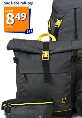 Action Sac à dos roll-top offre