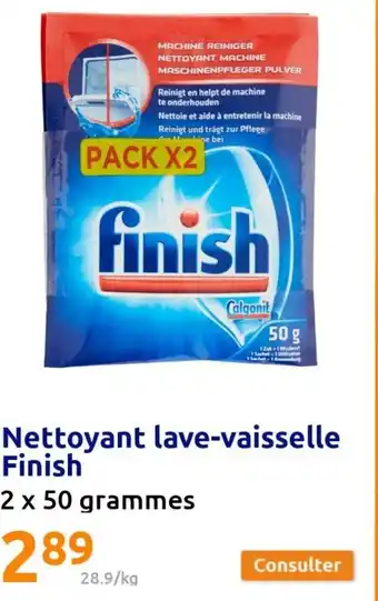 Action Nettoyant lave-vaisselle Finish offre