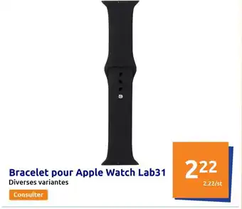 Action Bracelet pour Apple Watch Lab31 222 offre