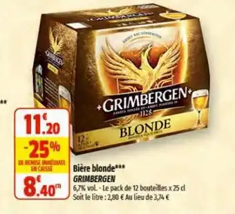 Coccinelle Express Bière blonde*** GRIMBERGEN offre