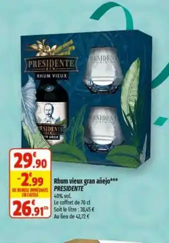 Coccinelle Express Rhum vieux gran añejo*** offre