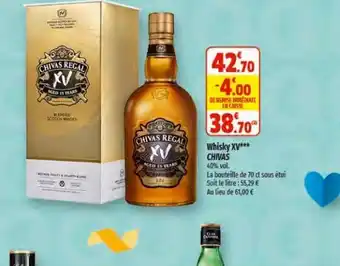 Coccinelle Express Whisky XV*** CHIVAS offre