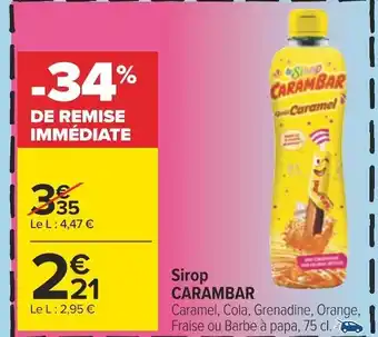 Carambar sirop