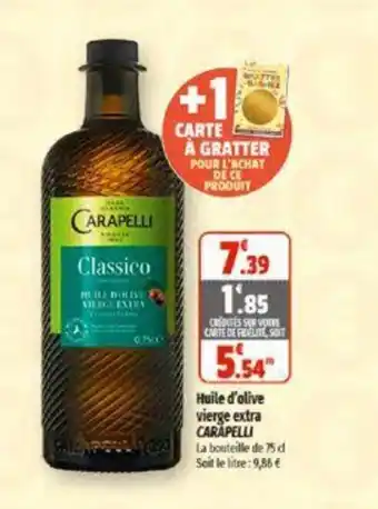Coccinelle Supermarché Huile d'olive vierge extra CARAPELLI offre