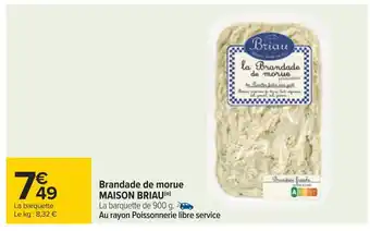 Maison briau brandade de morue