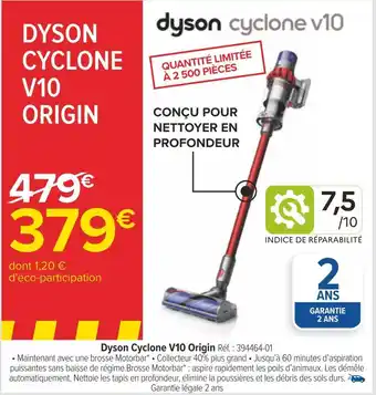 Carrefour Dyson dyson cyclone v10 origin offre