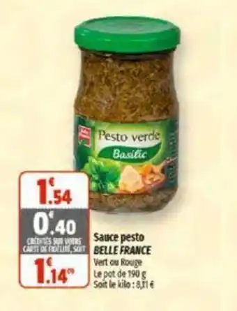 Sauce pesto BELLE FRANCE