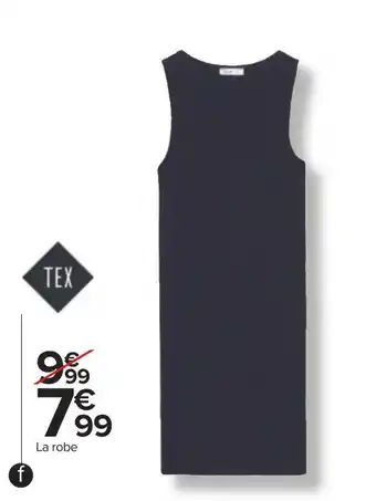 Carrefour Tex robe femme offre