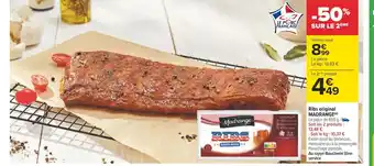 Carrefour Madrange ribs original offre