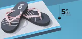 Carrefour Market Paire de tongues olympique adulte offre