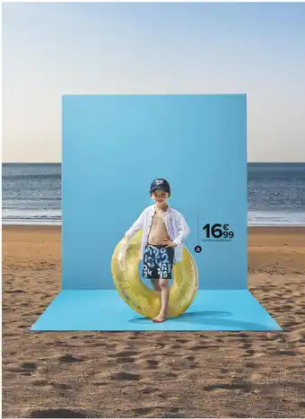 Carrefour Market Bermuda de bain olympique offre