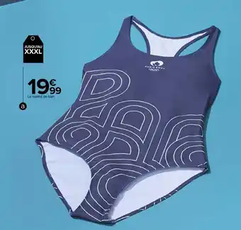 Carrefour Maillot de bain femme 1 pièce olympique offre
