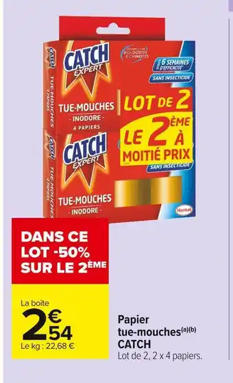 Catch papier tue-mouches