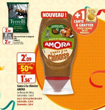 Coccinelle Supermarché Sauce à la chinoise AMORA offre